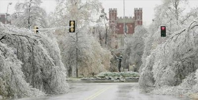 Ice Storm at Oklahoma University